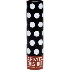 Apivita Chestnut Ενυδατικό Lip Care 44g. Iδανικό για γυναίκες που θέλουν χρώμα
