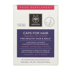 Apivita Caps For Hair Hippophae, Zinc and Biotin 30 κάψουλες