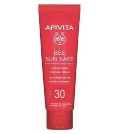 Apivita Bee Sun Safe Hydra Fresh Face Gel-Cream SPF30 Ενυδατική Κρέμα-gel Προσώπου 50ml