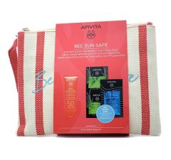 Apivita Bee Sun Safe Cream Anti-Spot SPF50 Anti-Age 50ml με ΔΩΡΟ Face Mask With Aloe 2x8ml και Express Beauty Hair Mask 20ml