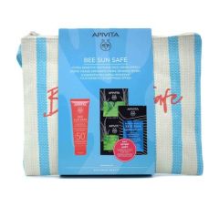 Apivita Bee Sun Safe Cream SPF50+ Sensitive 50ml με ΔΩΡΟ Face Mask With Aloe 2x8ml και Express Beauty Hair Mask 20ml