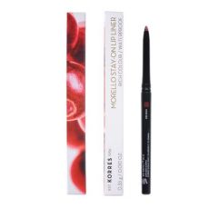 KORRES MORELLO STAY-ON LIPLINER RICH COLOUR / WATERPROOF No 03 WINE RED 035g