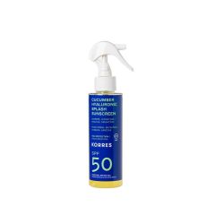 Korres Cucumber + Hyaluronic Splash Sunscreen SPF50 Διφασικό Αντηλιακό για Πρόσωπο & Σώμα 150ml