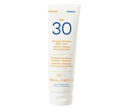 Korres Yoghurt Sunscreen  SPF30 Face And BodyEmulsion 250ml