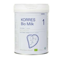 Korres Bio Milk 1, Βιολογικό Αγελαδινό Γάλα για Βρέφη (0-6 μηνών) 400gr