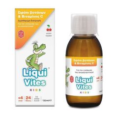 Vican Liqui Vites Kids Σιρόπι Βοτάνων και Βιταμίνης C με Γεύση Κεράσι 120ml