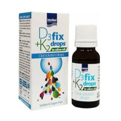 Intermed D3+K2 Fix Drops In Olive Oil Oral Drops 12ml