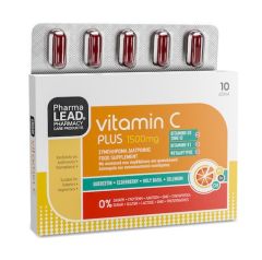 Pharmalead Vitamin C Plus 1500mg + D3, Συμπλήρωμα Διατροφής 10tabs