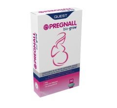 Quest Pregnal Bio Grow Συμπλήρωμα Διατροφής Πολυβιταμινών Πριν και Κατά Την Διάρκεια της Εγκυμοσύνης 30 Κάψουλες