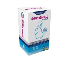 Quest Pregnal Bio Lact Συμπλήρωμα Διατροφής Κατά την Διάρκεια της Εγκυμοσύνης 30 Κάψουλες - 60 Ταμπλέτες