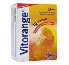 Uni-Pharma Vitorange 1gr Vitamin C με Γεύση Μανταρίνι 20 φακελίσκοι