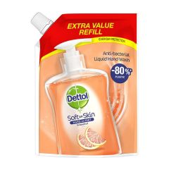 Dettol Anti-bacterial Liquid Hand Wash Refill Ανταλλακτικό Αντιβακτηριδιακό Κρεμοσάπουνο Grapefruit,500ml