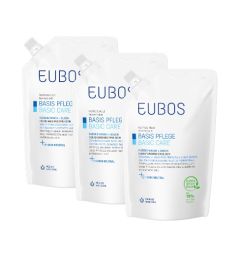Eubos Normal Skin Basic Care Liquid Washing Emulsion Refill (2+1 ΔΩΡΟ) 3x400ml