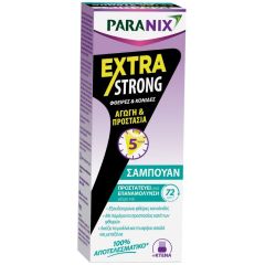 Paranix Extra Strong Shampoo Αντιφθειρικό Σαμπουάν - Αγωγή & Προστασία σε 5 Λεπτά, 200ml