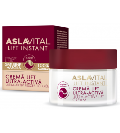 Gerovital Aslavital Lift Instant Δραστική κρέμα επανόρθωσης με Άργιλο 24ωρη Ηλικία 30+ Όλοι οι τύποι Δέρματος 50ml (K 161)