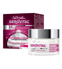 Gerovital H3 Evolution Αντιρυτιδική Κρέμα με Συμπυκνωμένο Υαλουρονικό Οξύ Ηλικία 30+ Όλοι οι τύποι Δέρματος 50ml (K 201)