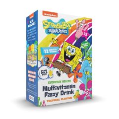Nickelodeon Παιδική βιταμίνη SpongeBob Multivitamin Fizzy Drink 10 φακελίσκοι