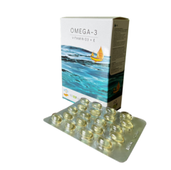Vencil Omega 3 Με Vitamins D3 Plus E 60 Κάψουλες