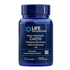 Life Extension Super-Absorbable CoQ10 with D-Limon 50MG 60 Softgels