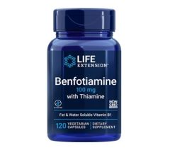 Life Extension Benfotiamine with Thiamine 100MG 120 Veg. Caps