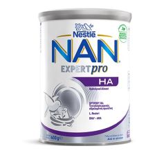 Nestle Nan Expert Pro Ha Υποαλλεργικό γάλα σε σκόνη, Από τη γέννηση, 400gr