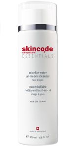 SKINCODE ESSENTIALS ALL IN ONE CLEANSER MICERALL WATER 200ML