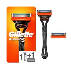 Gillette Fusion5 Ξυραφάκι με Ανταλλακτικές Κεφαλές 5 Λεπίδων και Λιπαντική Ταινία για Ευαίσθητες Επιδερμίδες 2τμχ