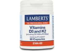 Lamberts Vitamin D3 1000iu  K2 90mg 60 caps 8144-60
