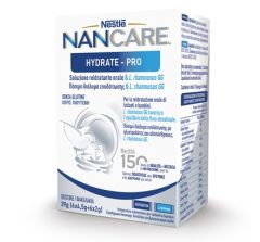 Nestle NanCare Hydrate Pro Διάλυμα Ενυδάτωσης με Ηλεκτρολύτες και Υδατάνθρακες 6x4.5g 6x2g