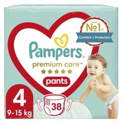 Pampers Premium Care Pants No 4 (9-15Kg) 38τμχ