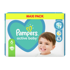 Pampers Active Baby Maxi Pack No 6 (13-18kg) 44τμχ