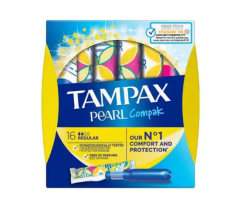 Tampax Pearl Regular Ταμπόν Υψηλής Απορροφητικότητας, 16 τεμάχια