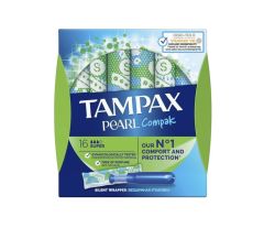 Tampax Pearl Compak Super 16τμχ Silent Wrapper