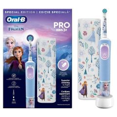 Oral-B Vitality Pro Ηλεκτρική Οδοντόβουρτσα Frozen Με Θήκη Ταξιδίου Για Παιδιά 3+ Ετών 1τμχ
