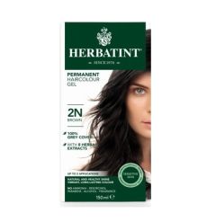 Herbatint Permanent Haircolor Gel 2N Μαύρο Καστανό 150ml