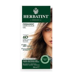 Herbatint Permanent Haircolor Gel 6D Ξανθό Σκούρο Χρυσαφί 150ml