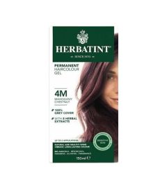 Herbatint Permanent Haircolor Gel 4M Καστανό Μαόνι 150ml