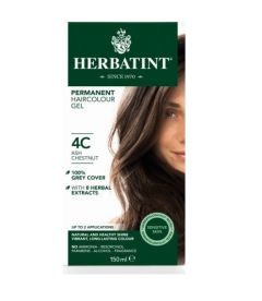 Herbatint Permanent Haircolor Gel 4C Καστανό Σταχτί 150ml