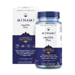Minami MorEPA Plus Omega 3 Fish Oil με ΕPA και DHA υψηλής καθαρότητας και συγκέντρωσης 60 μαλακές κάψουλες