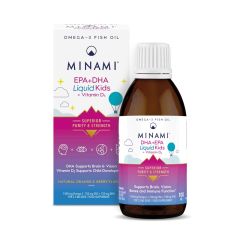 Minami Omega 3 Fish Oil EPA+DHA Liquid Kids Με Vitamin D3 Κατάλληλο για Παιδιά με γεύση Orange Berry 100ml