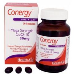 HEALTH AID CONERGY Co-Q10 30MG 30caps