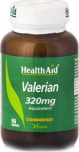HEALTH AID VALERIAN EXTRACT 320MG 60vetabs