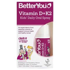 BetterYou Vitamin KIDS D+K2 Oral Spray 15ml