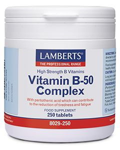 LAMBERTS VITAMIN B-50 COMPLEX 250tabs 8029-250
