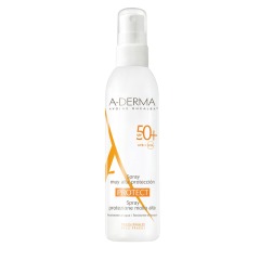 A-Derma Protect Spray SPF50+ Αντηλιακό Σπρέι Για Το Ευαίσθητο Δέρμα 200ml