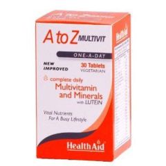 HEALTH AID A TO Z MULTIVITAMIN 30vetabs