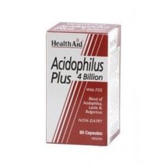 HEALTH AID ACIDOPHILUS PLUS 4 BILLION 60vecaps
