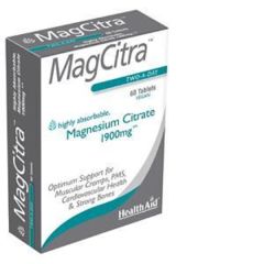HEALTH AID MAG CITRA - Μαγνήσιο Κιτρικό 1900MG 60tabs