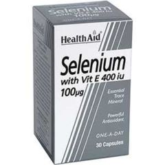 HEALTH AID SELENIUM 100μg + VITAMIN E 400iu 30caps