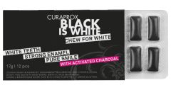 Curaden CURAPROX BLACK IS WHITE CHEWING GUM ΟΔΟΝΤΟΤΣΙΧΛΑ 12ΤΜΧ